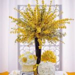 Żółte dodatki na wesele