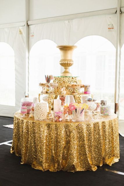 słodki stół na wesele