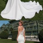 suknia ślubna mocno poszerzany dół