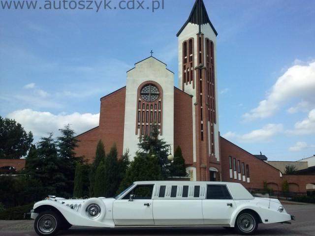 Samochody,limuzyny do ślubu,Excalibur,Chrysler limo,zabytkowe auta.