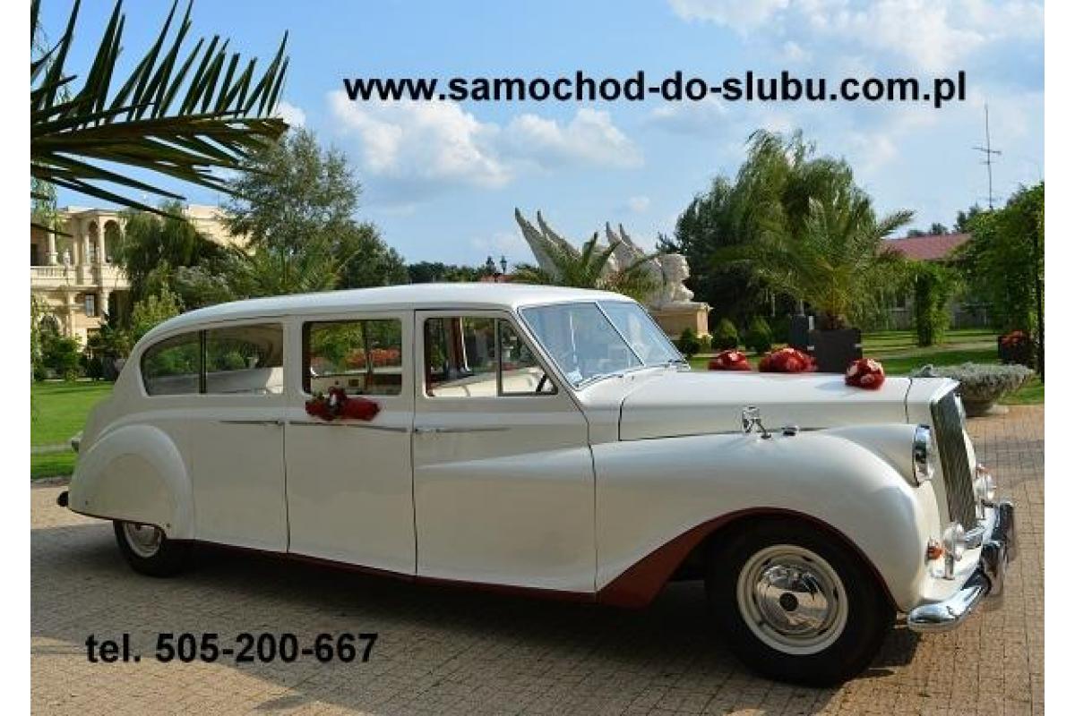 Limuzyna królewska Austin Princess - auto do ślubu Nestor Baron - zabytkowy Cadillac De Ville