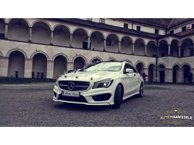 Mercedes CLA (AMG) auto na wesele do ślubu, wynajem / AutemNaWesele.pl