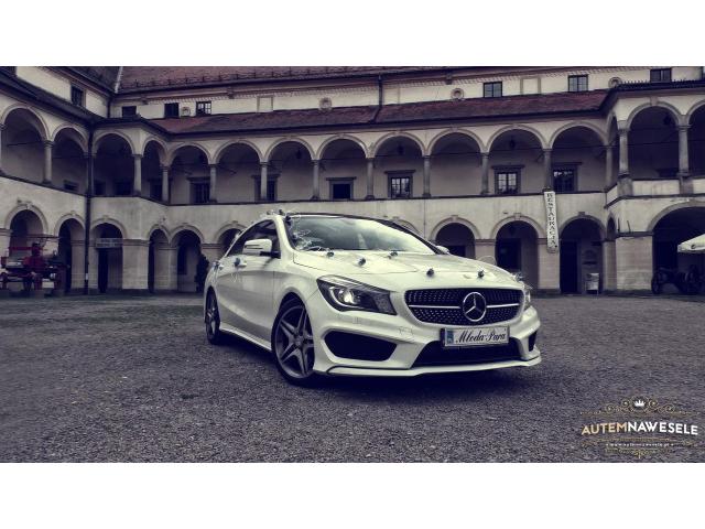 Mercedes CLA (AMG) auto na wesele do ślubu, wynajem / AutemNaWesele.pl