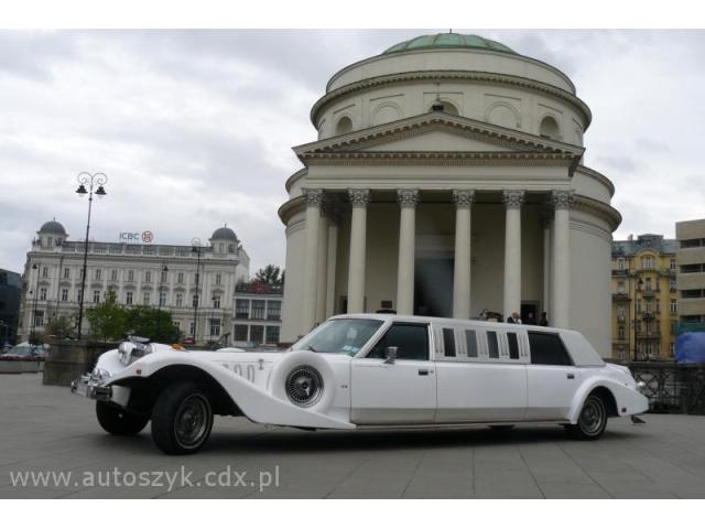 Auta,samochody do ślubu,limuzyny,excalibur,chrysler limo.