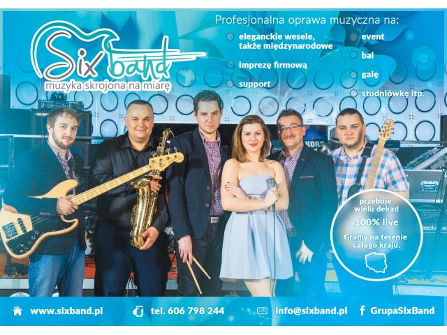 Six Band - zespół muzyczny na wesele, event Bydgoszcz, Toruń