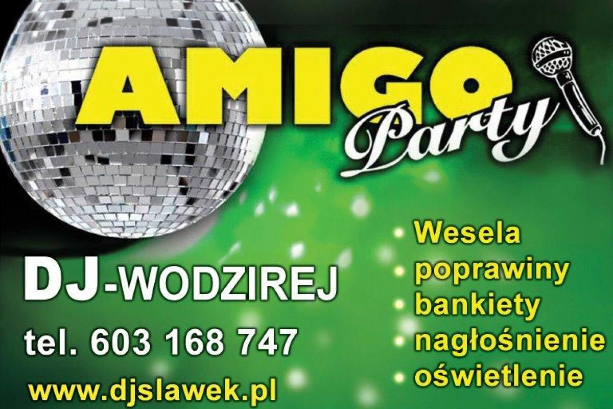 DJ/wodzirej w jednej osobie na wesele , poprawiny - Amigo Party . Śląsk i Małopolska.