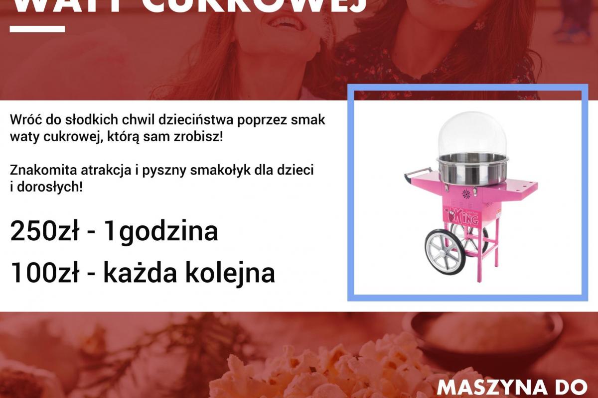 Maszyna do Waty Cukrowej i Popcornu